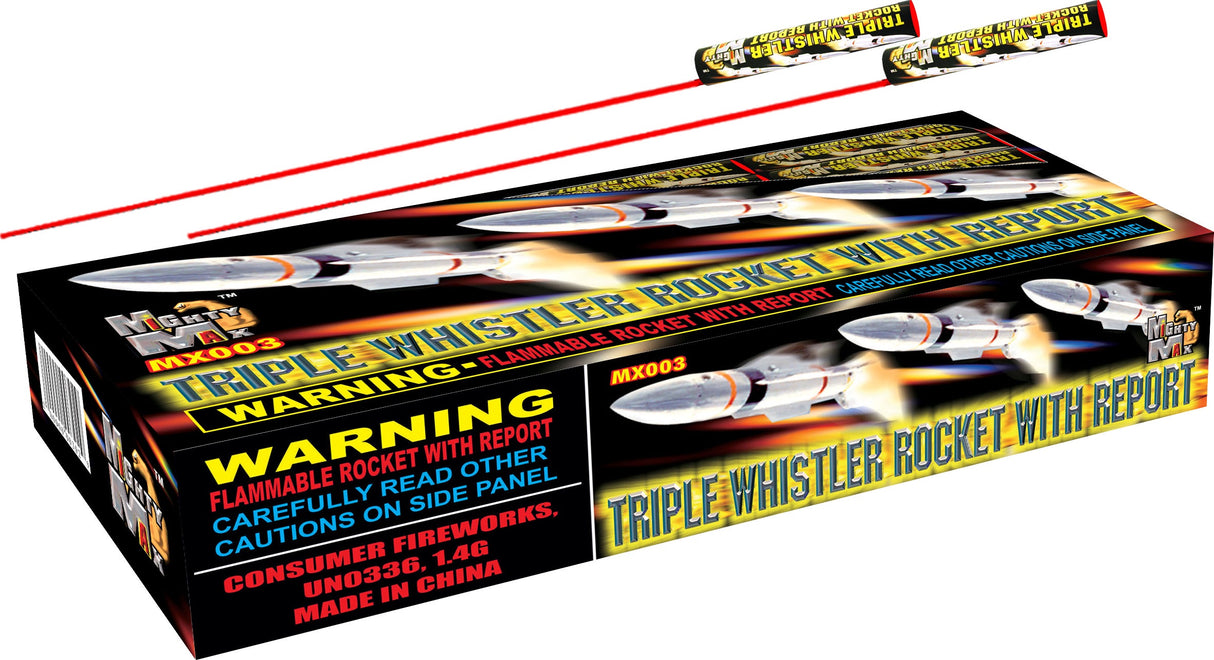Triple Whistler Rocket