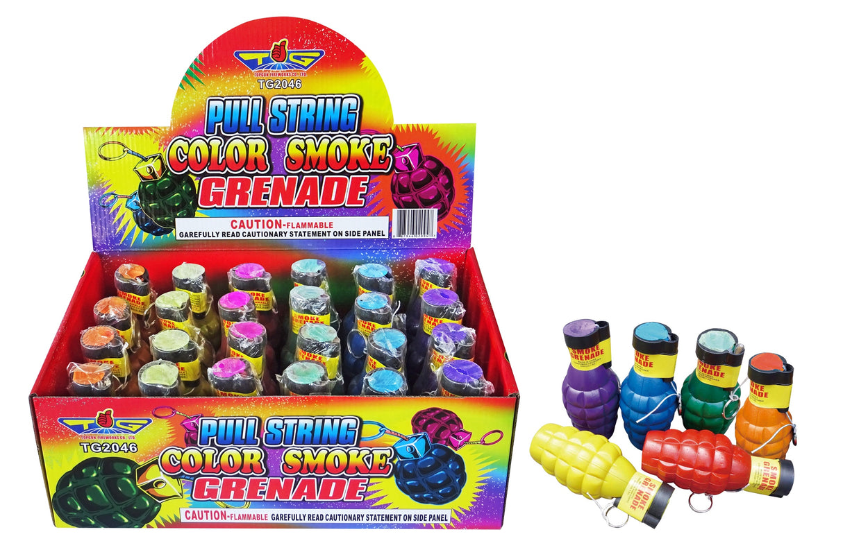 PULL STRING COLOR SMOKE GRENADE
