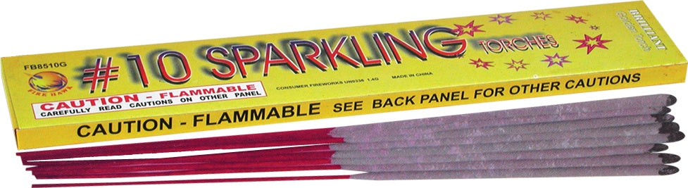 Gold Sparkling Sparklers #10