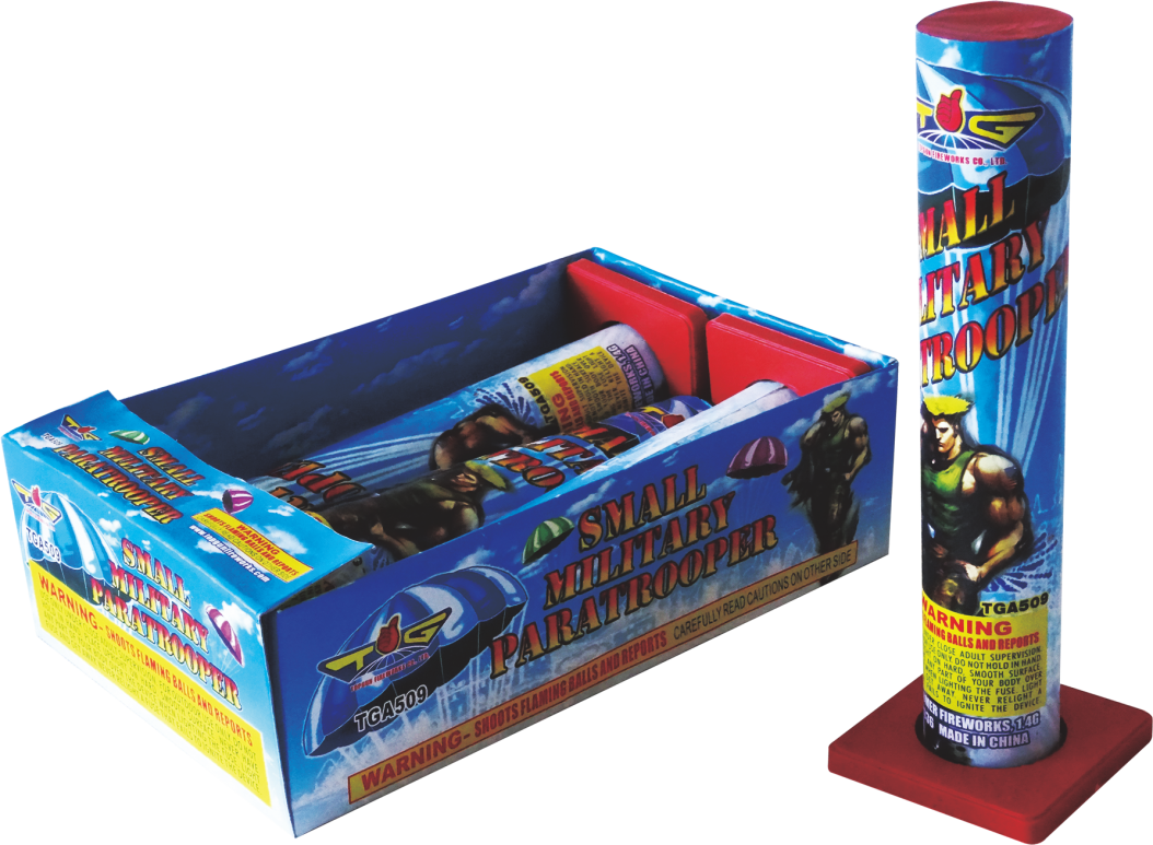 Small Military Paratrooper