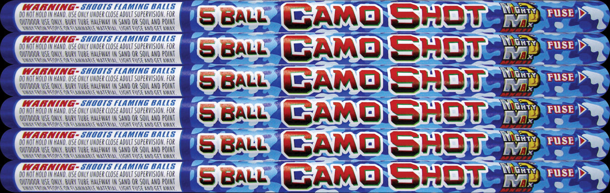 5 Ball Camo Shot