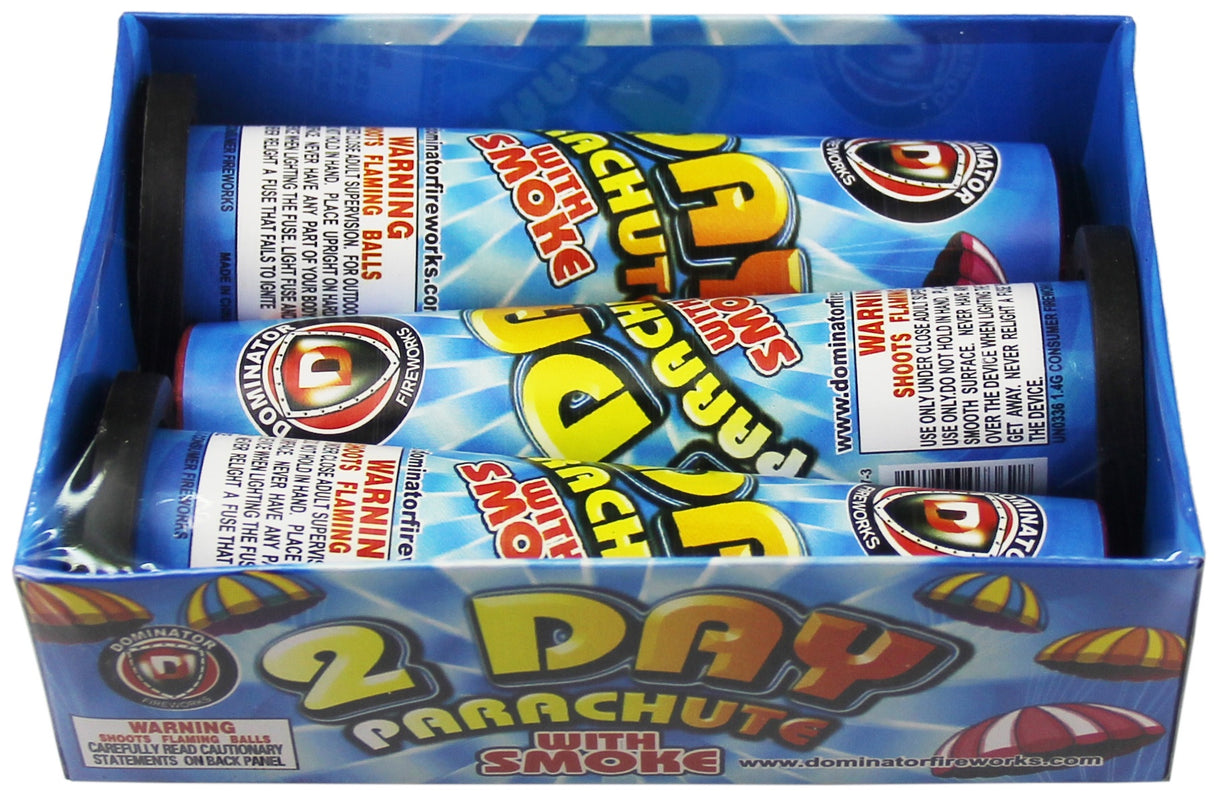 Daytime Double Parachutes w/smoke