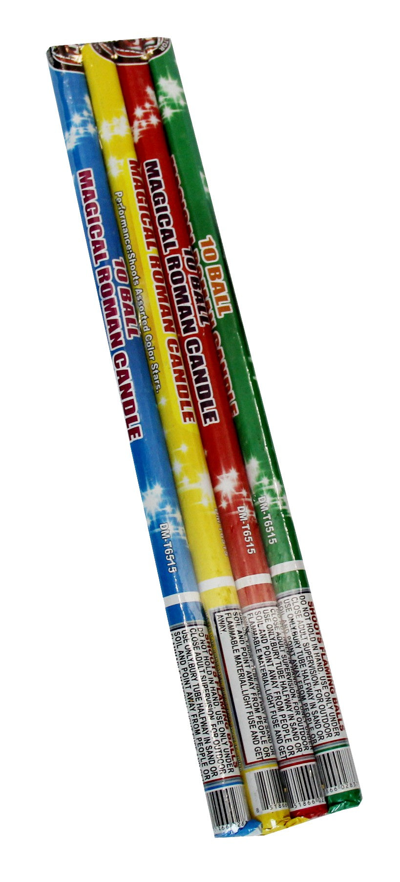 Assorted 10 Ball Roman Candle