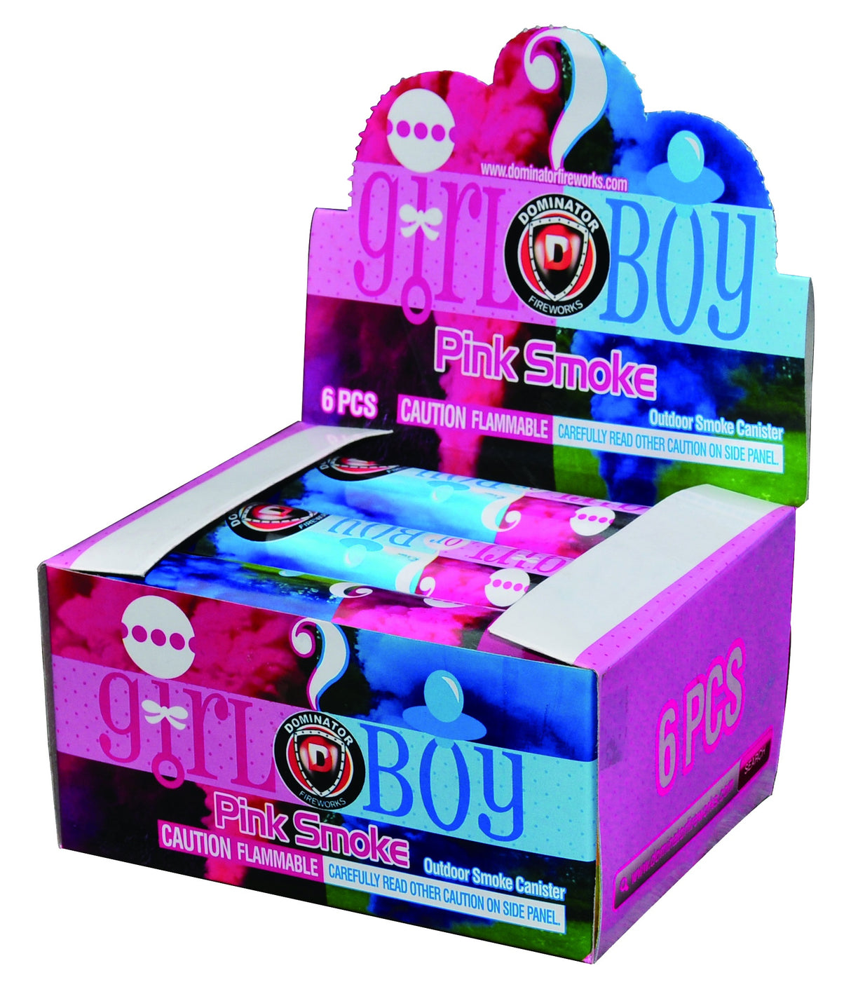 Is It A Boy or Girl? pink smoke