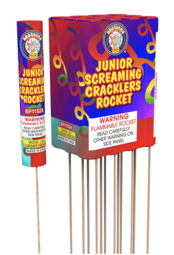 Junior Screaming Cracklers Rocket