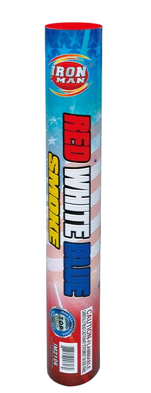 Lightening Red White Blue Smoke