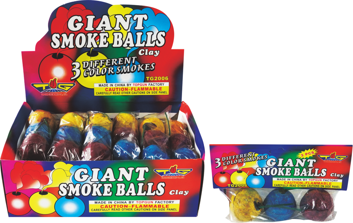 GIANT SMOKE BALLS (CLAY)