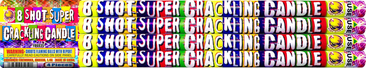 Super Crackling Candle 8 shot