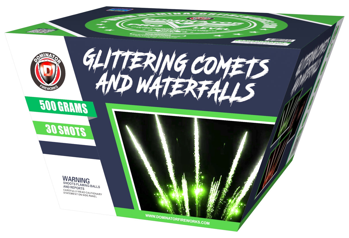 Glittering Comets and Waterfalls