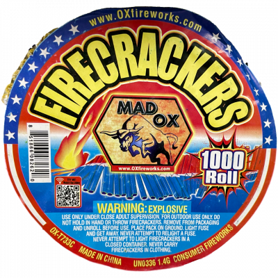 Color Paper Firecrackers 1000’s