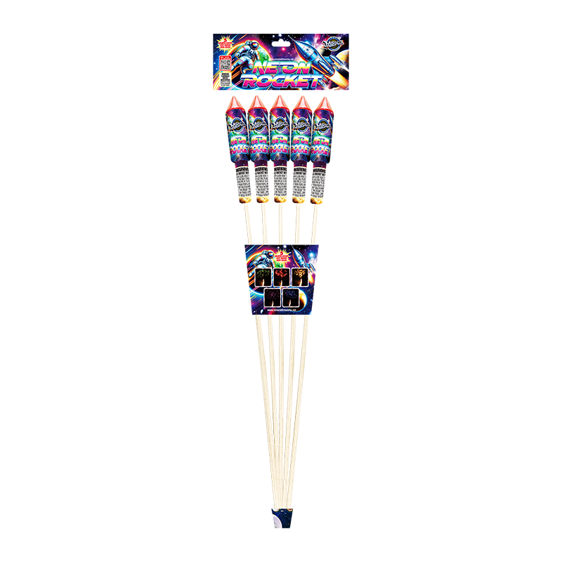 Neon Rocket - Johnny Rockets Fireworks
