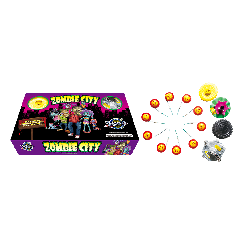 Zombie City-spinner assortment
