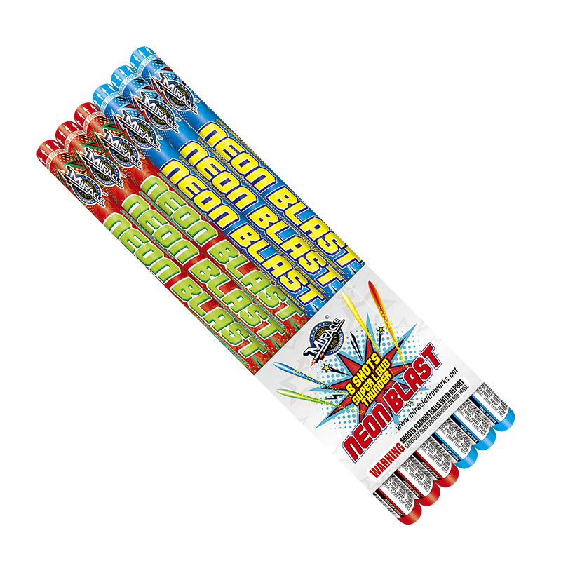 Neon Blast 10's – Johnny Rockets Fireworks