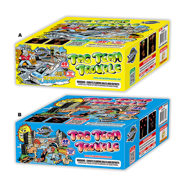 Tag Team Trouble - Johnny Rockets Fireworks 
