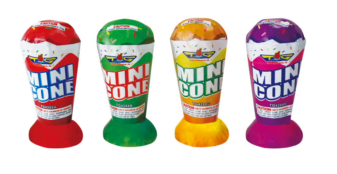 Mini Cone - Johnny Rockets Fireworks 
