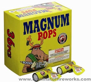 Magnum Pistol Pops Box – Johnny Rockets Fireworks