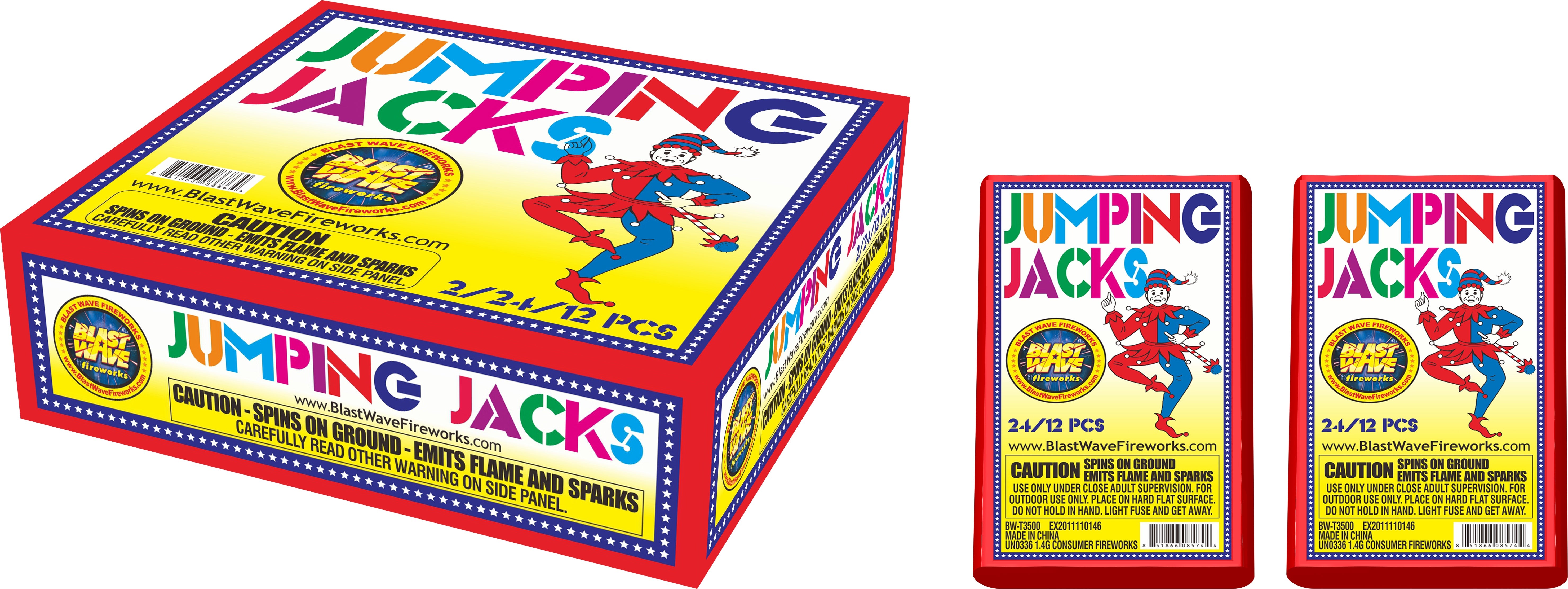 Jumping Jack BW – Johnny Rockets Fireworks