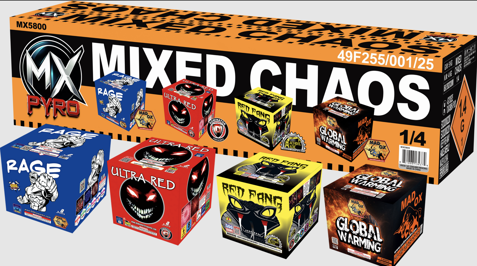 Mixed Chaos – Johnny Rockets Fireworks