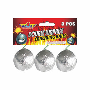 Double Surprise Crackling Balls - Johnny Rockets Fireworks 