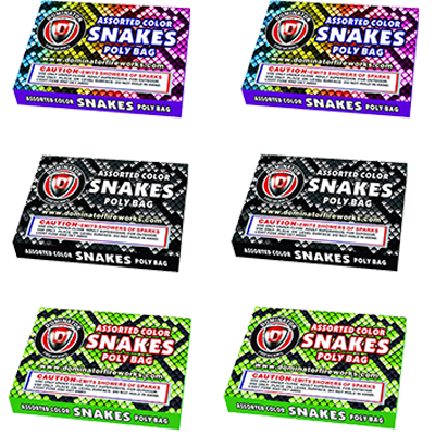 Assorted Color Snakes