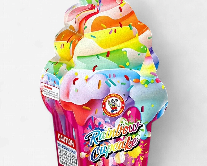 Rainbow Cupcake