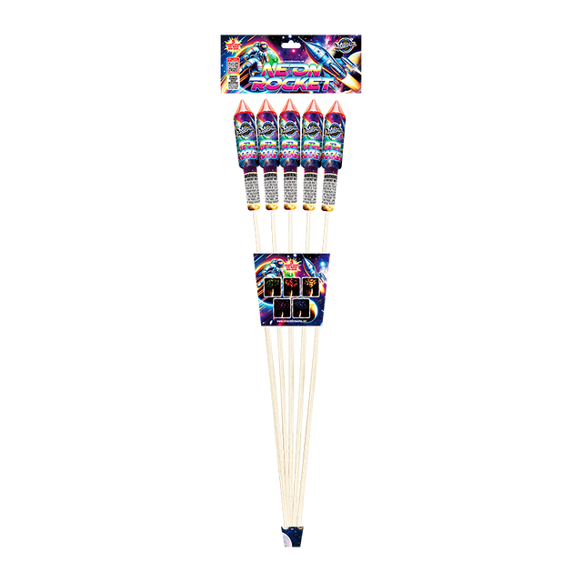 Neon Rocket - Johnny Rockets Fireworks 