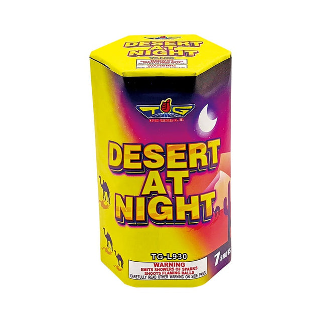 Desert At Night TG - Johnny Rockets Fireworks 