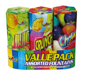 Value Pack Assorted Fountains - Johnny Rockets Fireworks 